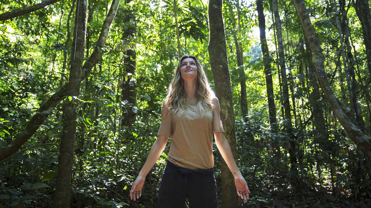 Gisele Bündchen recorre la inmensidad del Amazonas - Infobae.com