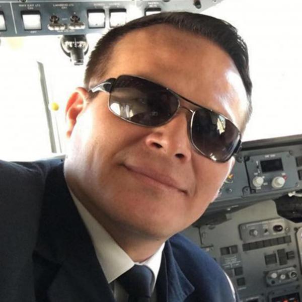 El piloto Miguel Quiroga