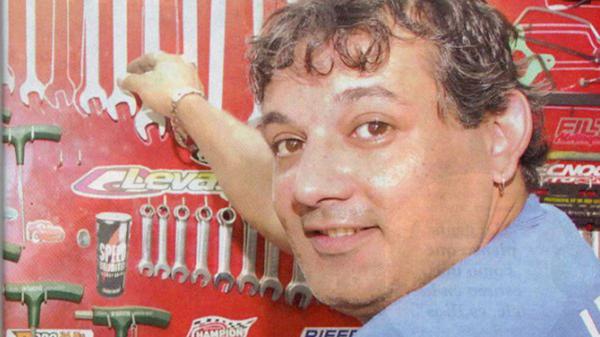 La última imagen pública de Leonardi, de un reportaje en la revista