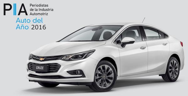 Entre los vehículos de producción nacional, el Chevrolet Cruze fue el que recibió más votos