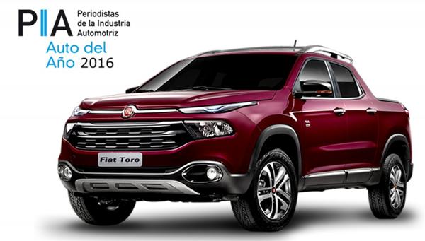 La Fiat Toro fue el vehículo que recibió mayor cantidad de votos