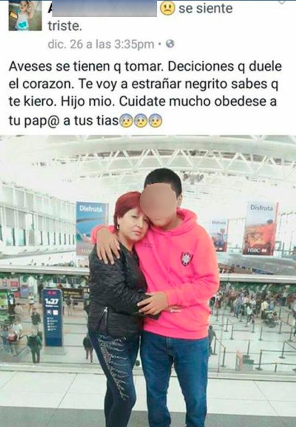 El principal sospechoso junto a su madre en Ezeiza