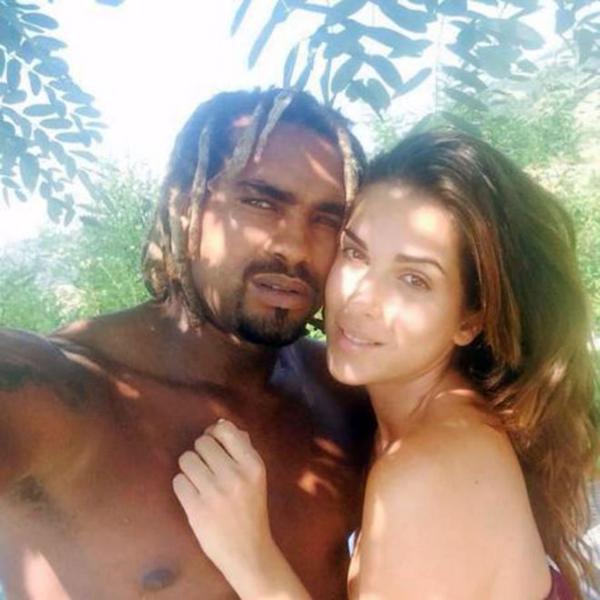 Con Edson Tavares, su ex novio