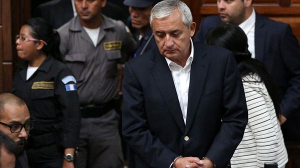 El ex presidente Otto Pérez Molina fue detenido en septiembre pasado, al día siguiente de su renuncia (EFE)