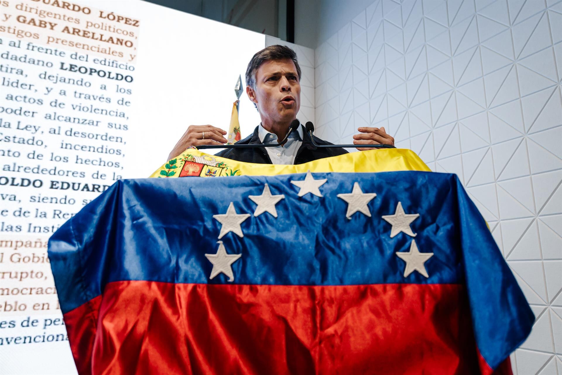 Leopoldo López en una imagen de archivo. (Europa Press)