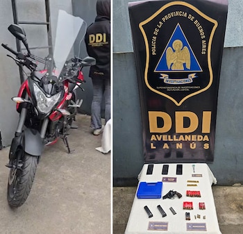 Motochorros Lanús Policía