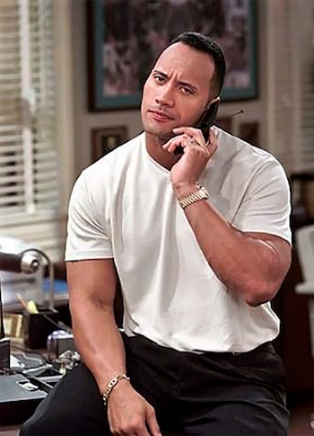 Dwayne Johnson fue jugador de