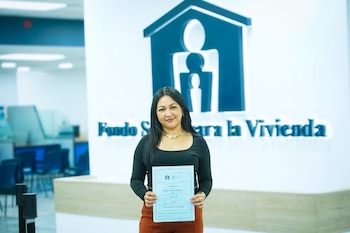 El Fondo Social para la Vivienda reporta más de 47,786 familias beneficiadas desde 2019, con un total invertido de USD 1,120.54 millones. (Foto: Michelle Sol, Ministra de Vivienda)