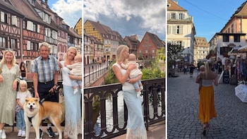 La escapada familiar de Daniela Christiansson a Francia: paisajes de ensueño, diversión y una ausencia que se hizo notar