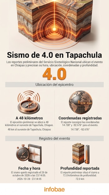 Infografía sobre sismo