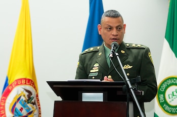 General Jorge Luis Ramírez Aragón, Inspector General de la Policía de la Policía Nacional.