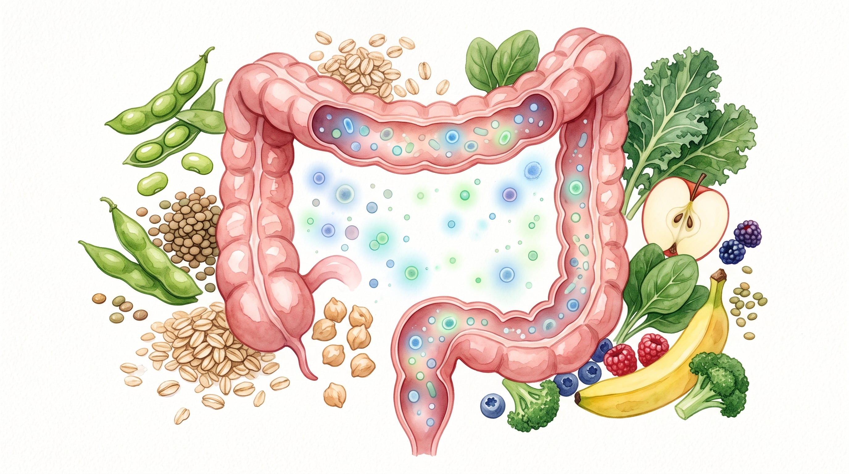 El incremento de 10 gramos en la fibra dietética se asocia con una reducción del 7% en el riesgo de cáncer colorrectal (Imagen Ilustrativa Infobae)
