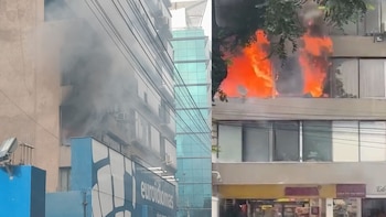 Un incendio de gran magnitud