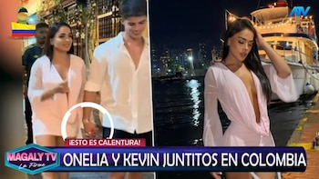 Onelia Molina y Kevin Díaz se hospedaron juntos en exclusiva suite presidencial de Cartagena, pero evitan confirmar romance