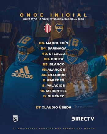 El once titular que eligió