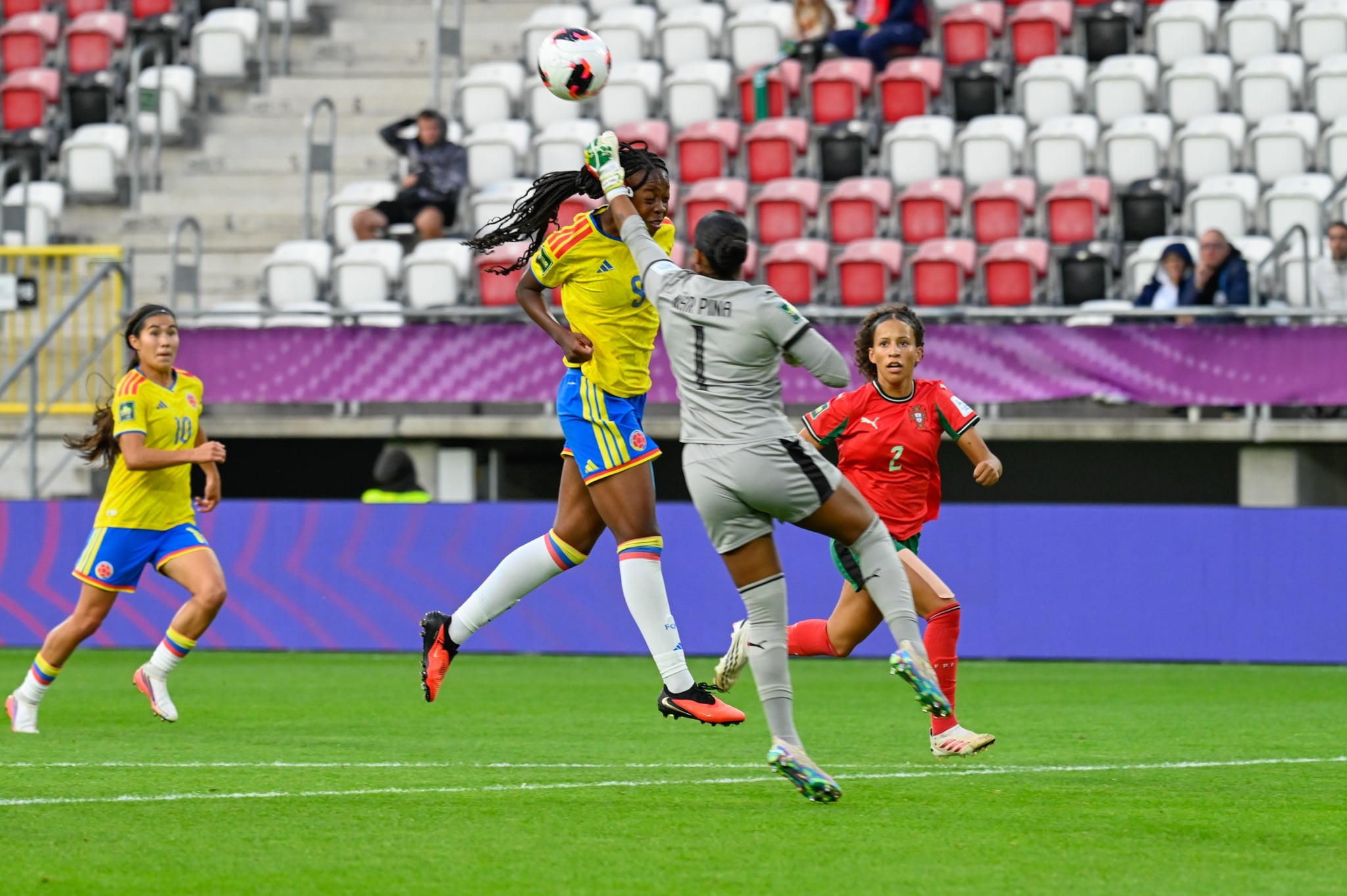 Colombia viene de empatar sin goles ante Portugal, por la fase de grupos -crédito Federación Colombiana de Fútbol
