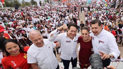 Alejandro Armenta cierra campaña en Puebla con Claudia Sheinbaum a una semana de las elecciones