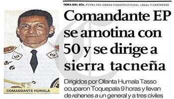 Este motín y levantamiento militar