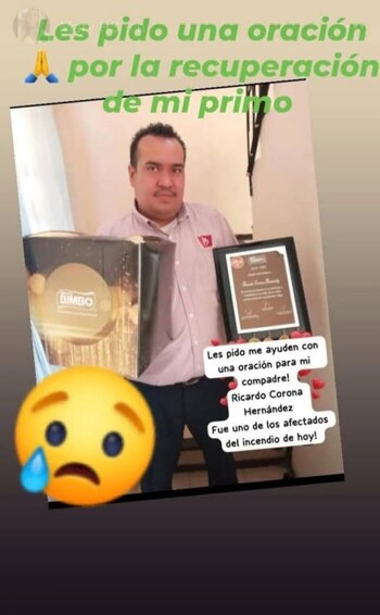 Publicación de familiar de Ricardo