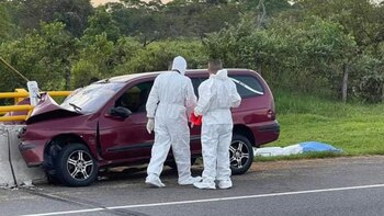 Conductor de funeraria que transportaba