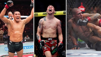 Mexicanos en la Noche UFC, Brandon Moreno y David Martínez logran contundente victoria
