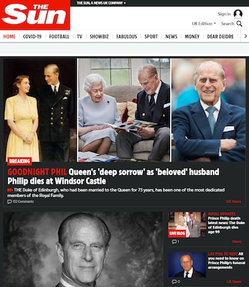 The Sun: "Buenas noches, Felipe"