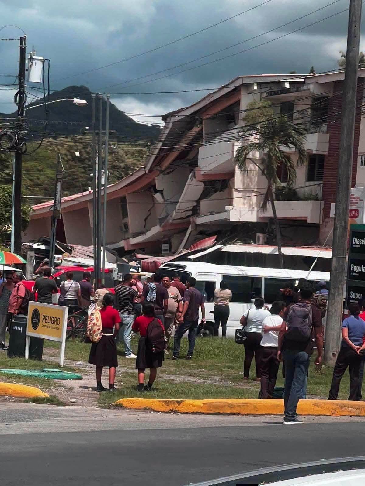 Hoteles de valor histórico y regional en Penonomé, capital de Coclé fundada en 1581, fueron afectados por el terremoto que sacudió Panamá este viernes (Cortesía: Redes sociales)