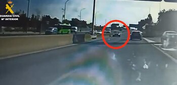 El conductor en dirección contraria