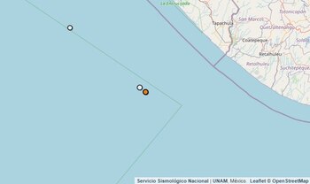 Temblor registrado en Chiapas.
(SSN)