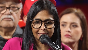 Delcy Rodríguez habla con Trump