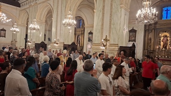 Celebración de la misa en