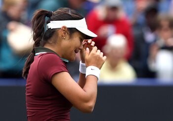 Raducanu rompió en llanto durante