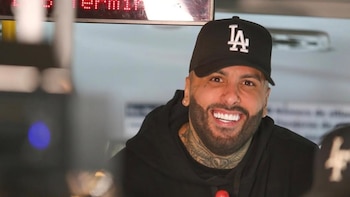 Nicky Jam prendió la fiesta en TransMilenio antes de su show en el estadio El Campín