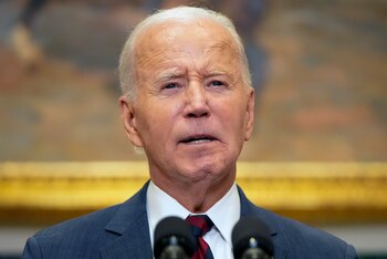 El presidente estadounidense Joe Biden en la Casa Blanca en Washington el 9 de octubre del 2024 (Foto AP/Mark Schiefelbein)
