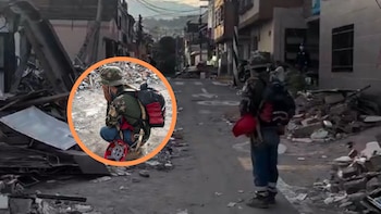 Rescatista denunció que fue víctima de hurto en medio de labores de búsqueda en Pereira tras el sismo: se le llevaron la moto