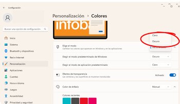 La personalización del computador se