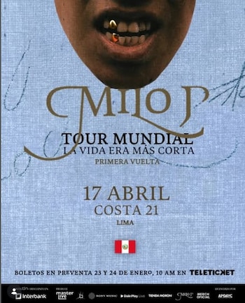 Milo J vuelve a Perú:
