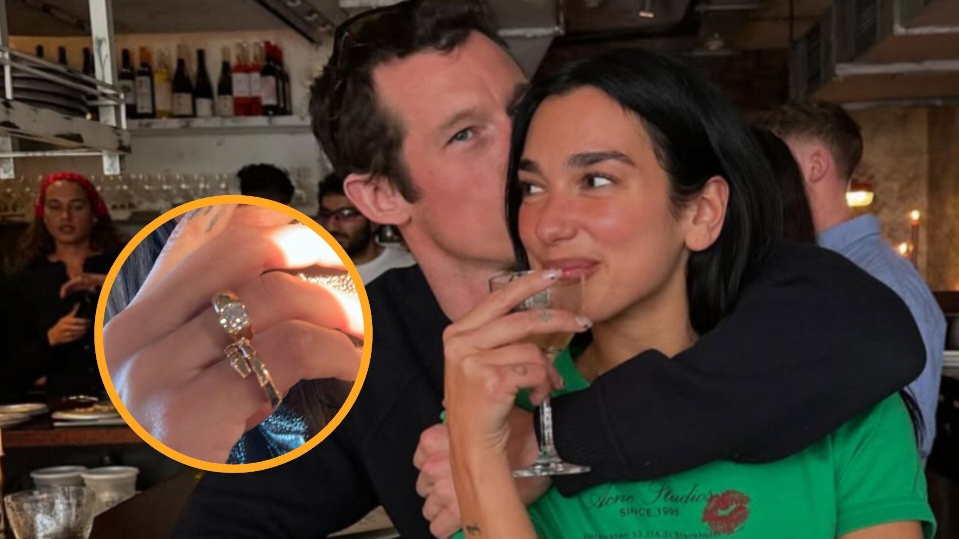 El anillo de compromiso de Dua Lipa es un reflejo de su personalidad (Instagram/Dua Lipa)