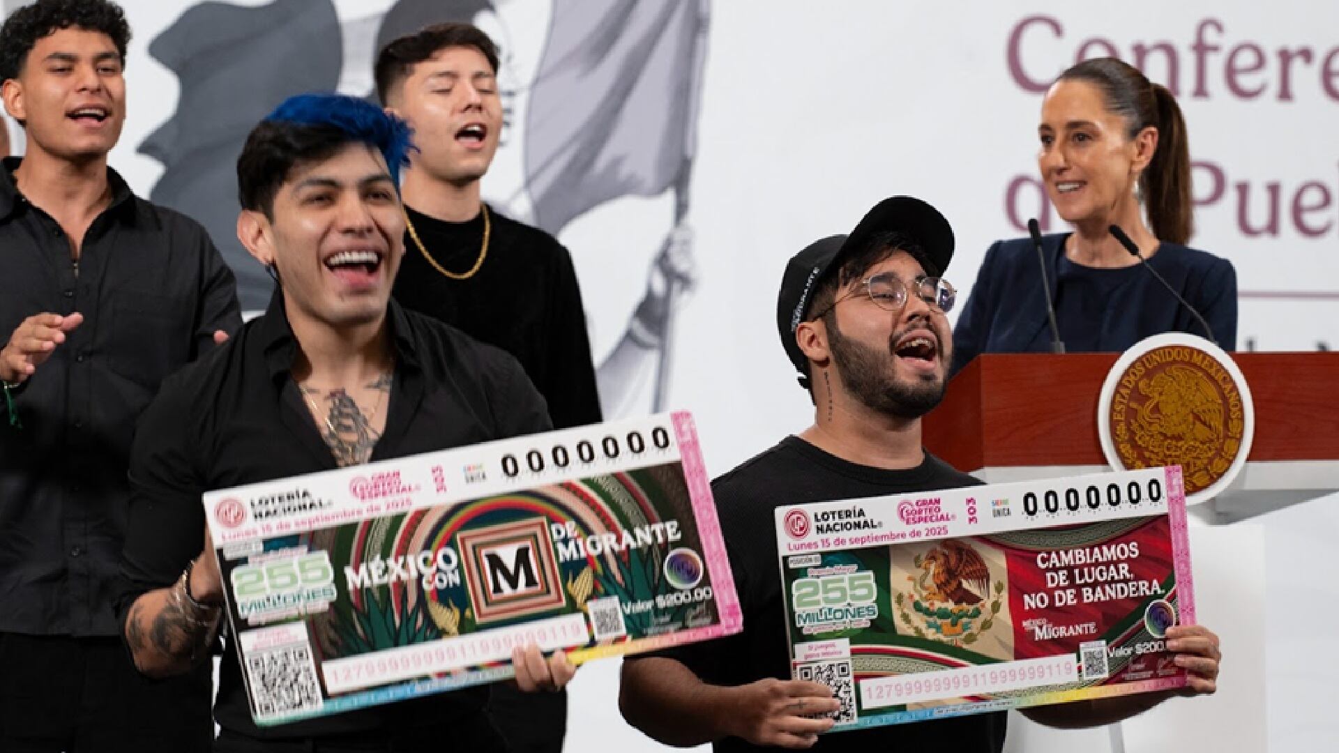 Os ingressos de comunicação nacional fora para os migrantes (presidência)