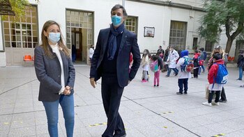 Esteban Bullrich y Soledad Acuña
