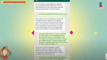 Captura de pantalla del chat