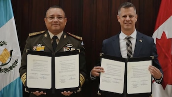 El Ministerio de la Defensa de Guatemala firmó un memorando con Canadá para ampliar la cooperación militar