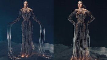 Vestido de Galilea Montijo. (Instagram: galileamontijo)