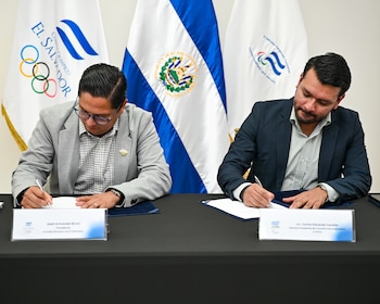 El acuerdo entre ambos comités prioriza el apoyo técnico, el intercambio de conocimientos y el acompañamiento administrativo para mejorar la gestión deportiva. (Foto: Comité Olímpico de El Salvador)