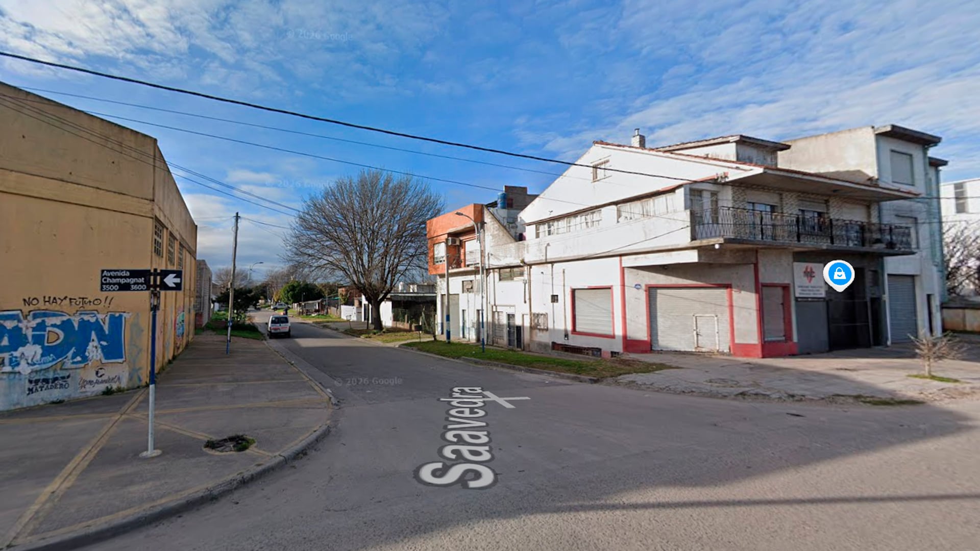 El hecho ocurrió en la intersección de la avenida Champagnat y la calle Saavedra en Mar del Plata