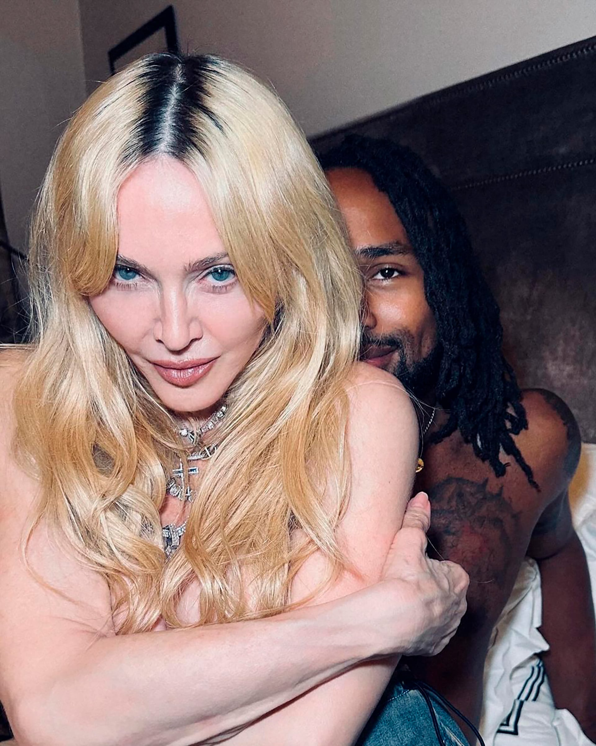 Madonna y Akeem Morris hiceron pública su relación poco a poco. (Instagram/Madonna)