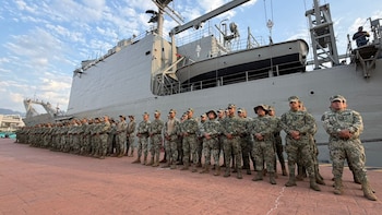 Arriba buque “Usumacinta” con 103