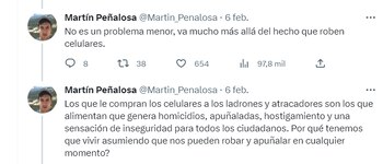 Martín Peñalosa sobre el hurto
