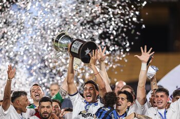 Federico Pereira celebra uno de