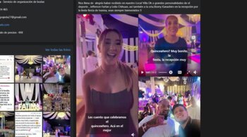 La empresa organizadora del quinceañero